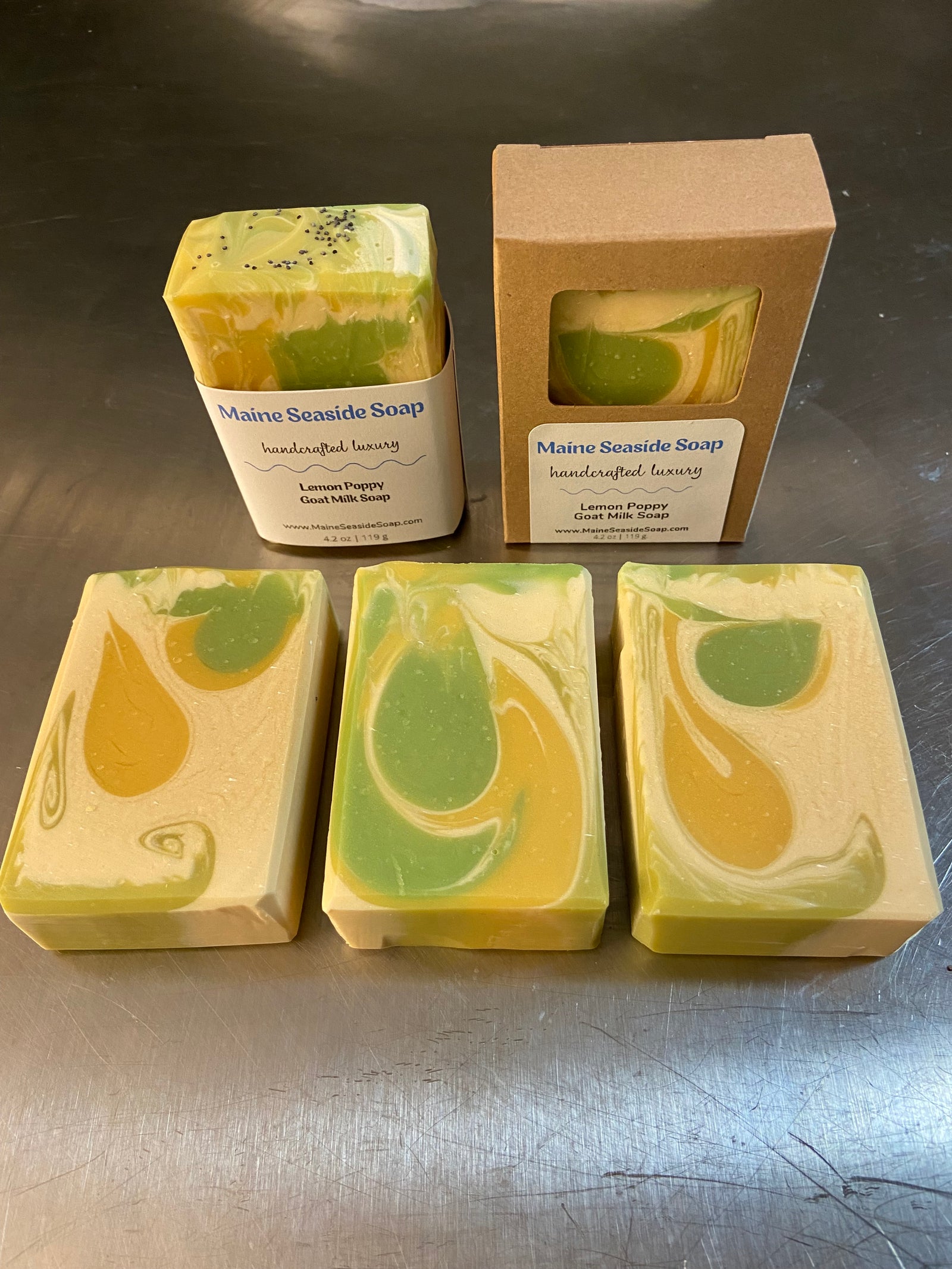 Lemon Poppy Goat Milk Soap