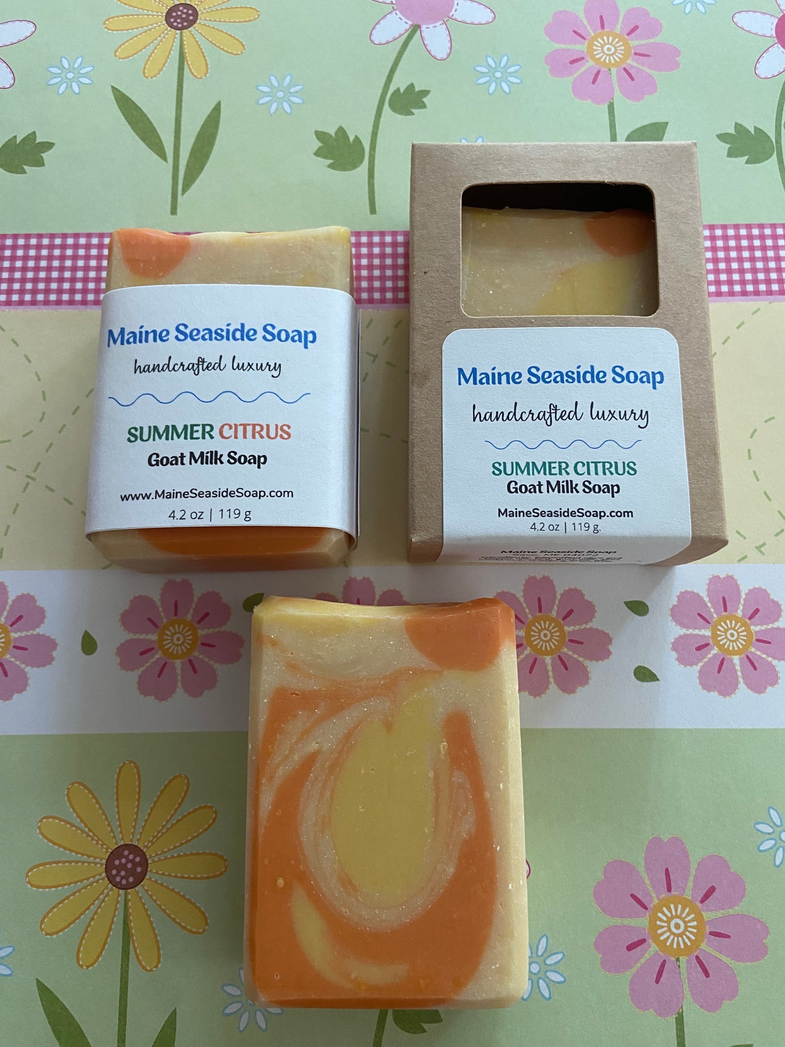 Summer Citrus Goat Milk Soap
