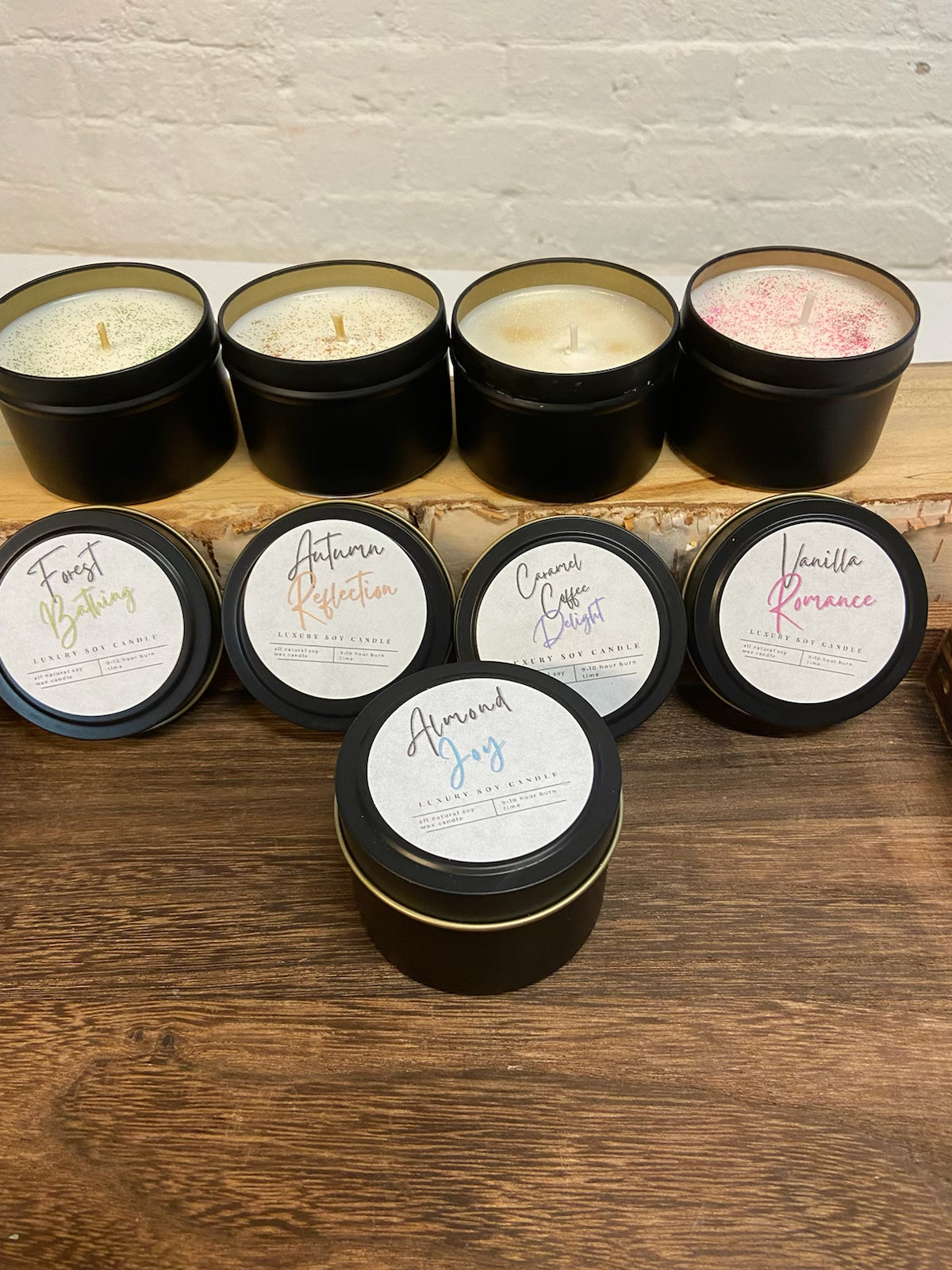 fall scented soy candles 4 oz
