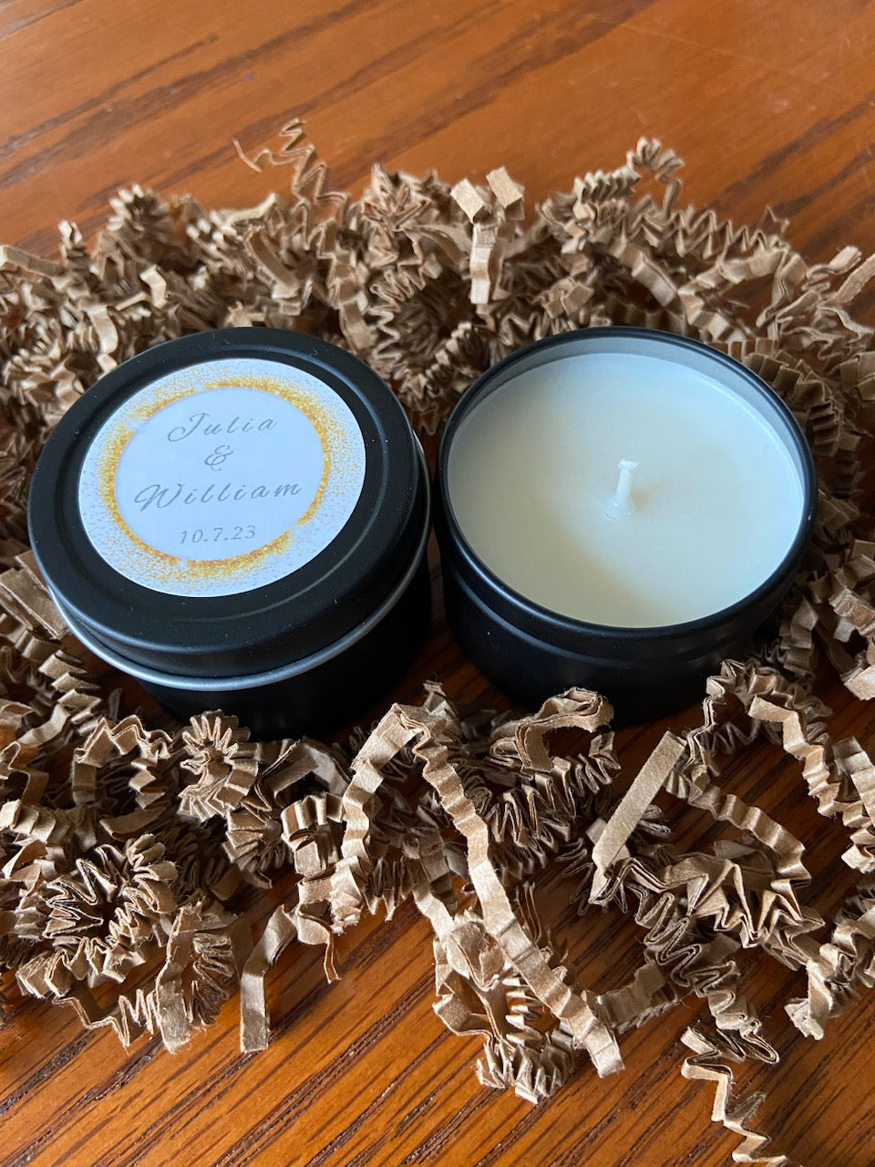 Hand Poured Soy Candle Favors